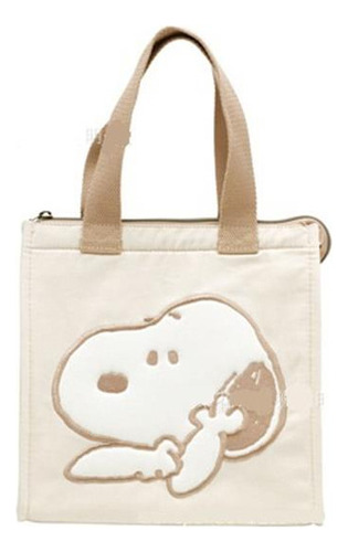 Cartoon Insulated Tote Bag Commuter Work Snoopy