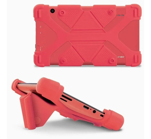 Tablet X-view Proton Neon Kids 7 Protector Rojo 16gb Bumper