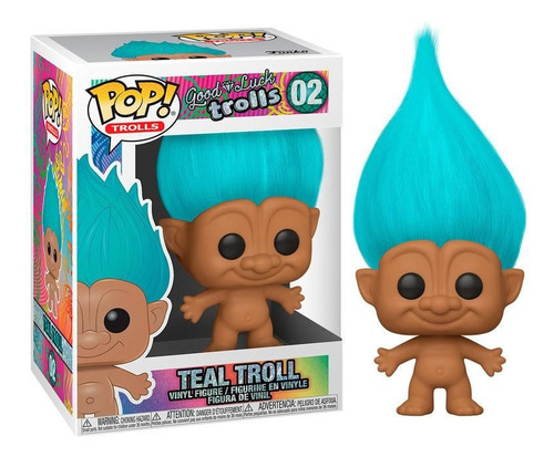 Funko Pop Teal Troll Arcoiris 02 Azul Original Coleccion