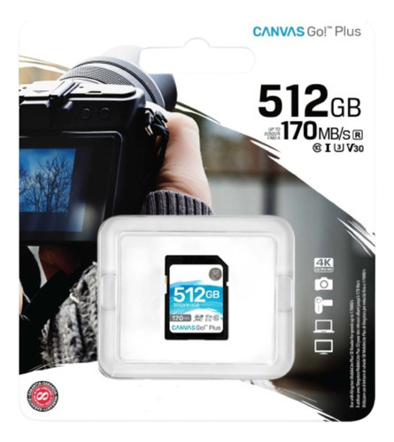 Tarjeta Sd Kingston 512gb Canvas Go Plus