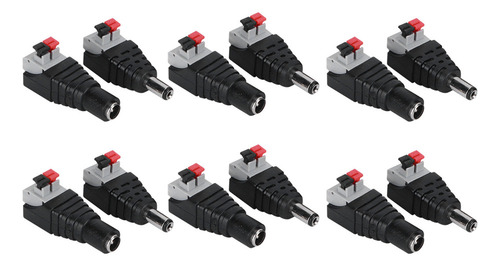 Conector De Adaptador De Corriente Continua, Cámara De Tv Du
