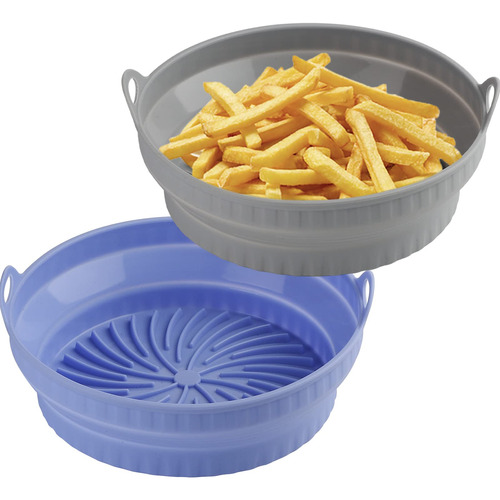 Reusable Air Fryer Silicone Liners 2pcs Non-stick Silicone .