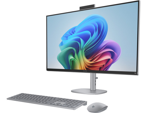 Pc Aio Hp Omnistudio X Ultra 7 256v 1tb Ssd 16gb Ddr5 4k Ips Plateado