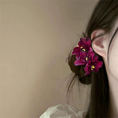 Horquilla Con Forma De Flor De Orquídea De Bohemia Para Foto
