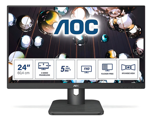 Monitor Gamer AOC con pantalla de 23.8" 60Hz y resolución Full HD