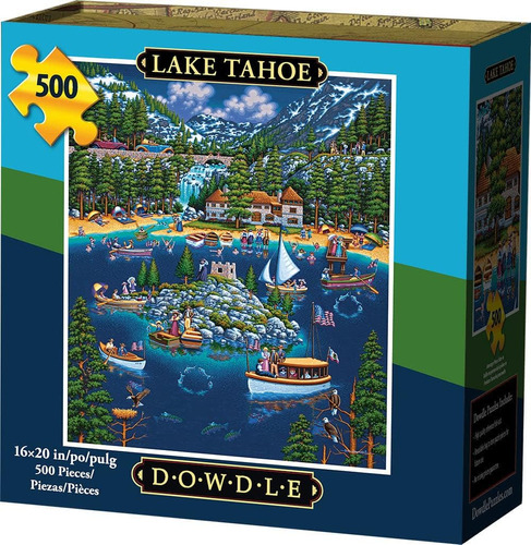 Dowdle Jigsaw Puzzle - Lago Tahoe - 500 Piezas