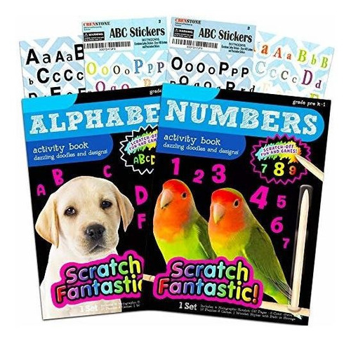 Arte Y Manualidad Para Ni Numbers And Alphabet Scratch Art B