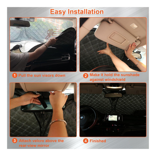Fnget Parasol Para Parabrisas Para Camioneta Silverado 1500