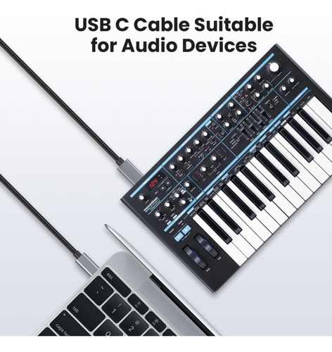 Cable Adaptador Midi De Impresora Tipo C A Usb-b De 3 M/0,5
