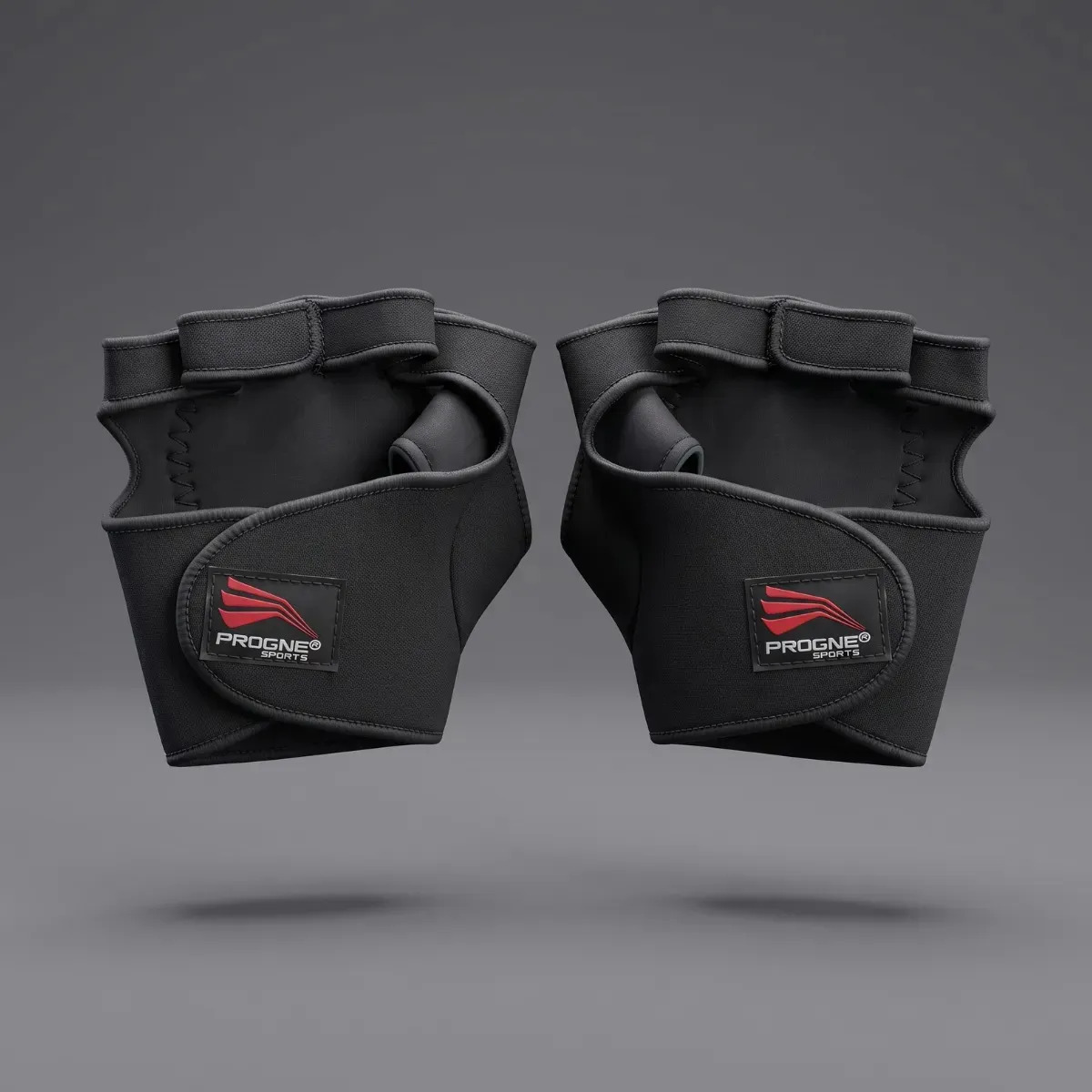 Luvas De Treino Neoprene Premium Unissex Academia Progne Preto Tamanho G Liso