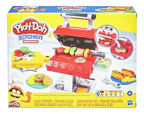 Play-doh Masas Kitchen Parrilla Hasbro F0652