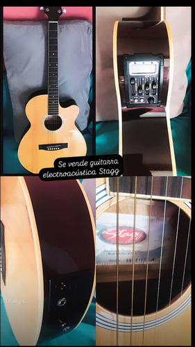 Se Ve De Guitarra Electroacústica Stagg Sw206 Cetun
