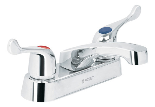 Mezcladora Lavabo 4 Cuello Corto Zamac Palanca Foset 49278