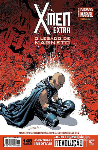 X-men Extra: O Legado De Magneto, De Marvel Comics. Série X-men Extra, Vol. 29. Editora Panini Comics, Capa Mole, Edição Nova Marvel Em Português, 2016