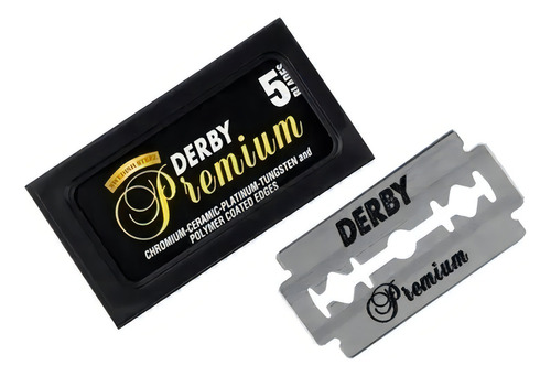 Lâmina De Barbear Derby Premium Caixa 100 Unid Profissional