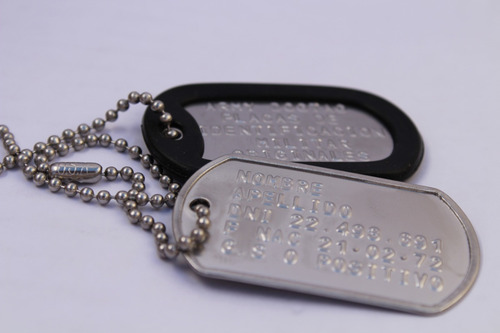 Imagen 8 de 8 de Chapas De Identificacion Militar Originales Dog Tags Usa