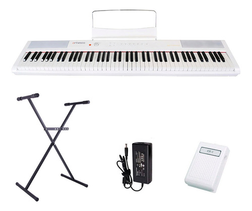 Piano Teclado 88 Teclas Artesia Sensitivo + Soporte+ Envio