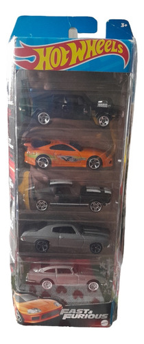 Set De 5 Vehículos De Rápidos Y Furiosos Hotwheels