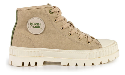 Zapatillas Botín Urbanas North Star Trajana Beige Mujer