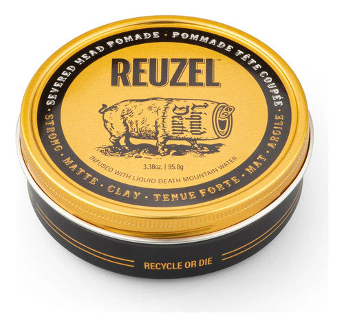 Reuzel Dourada Edição Limitada Mate Extra Forte para Cabelo