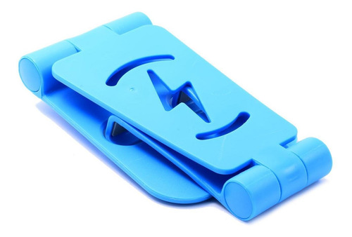 Imagen 2 de 3 de Base Soporte Plegable Para Smartphone Celular Azul Ligero Pr