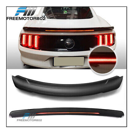Fits 15-23 Ford Mustang Coupe Long Led Style Trunk Spoil Zzg