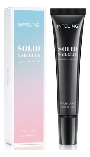 Pegamento Para Uñas, Gel Sólido Infeling Para Uñas Con Punta