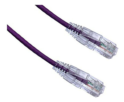 Cable Patch Cat6 3ft Ultrafino (púrpura)