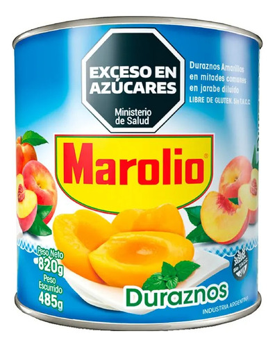 Duraznos Marolio Mitades 820 Grs