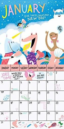 Calendario De Pared De Actividades Magicas 2021 12x24inches