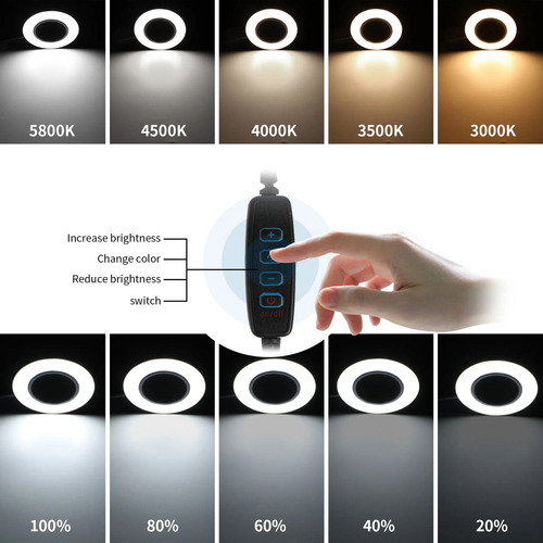 Lámpara De Mesa Led For Dormitorio, Luz De Lectura Flexible