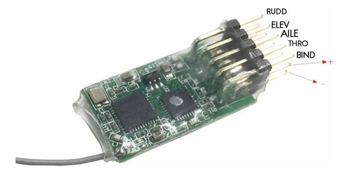 Receptor Dsm2 4100e De 2,4 Ghz Y 4 Canales De Gama Completa
