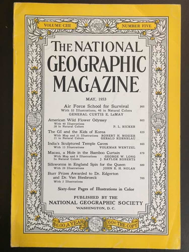 Revista National Geographic Mayo 1953