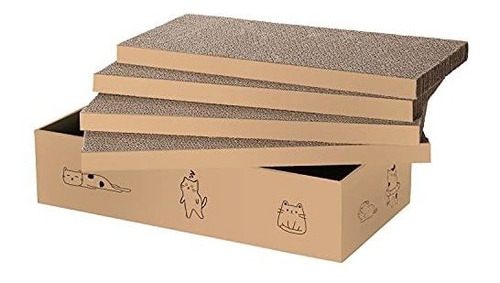 Cama Para Gatos 4 Paquetes En 1 Almohadilla Para Rascar Gato