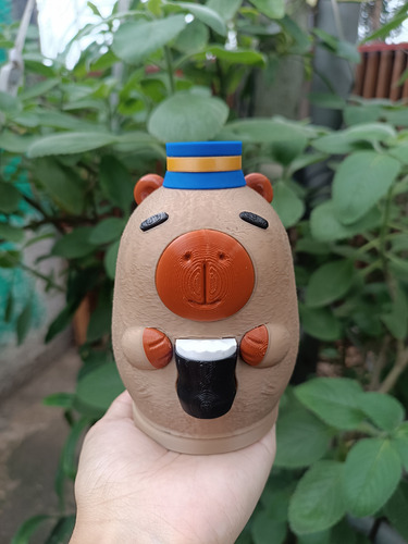 Huevo De Pascua Carpincho Capibara De Boca 3d Al Alcancía