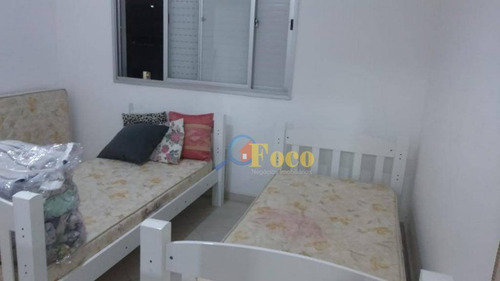 Imagem 9 de 17 de Cobertura Com 3 Dormitórios E Espaço De Lazer Privativo, Na Praia Das Astúrias, Guarujá/ Sp - Co0007