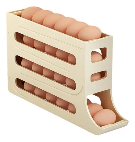 Porta Organizador De Ovos Bandeja Para Geladeira Deslizable