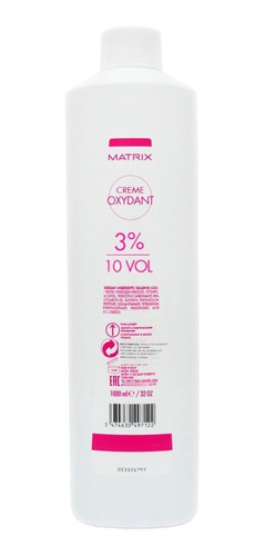 Oxidante En Crema Matrix 10 Vol 1000 Ml.