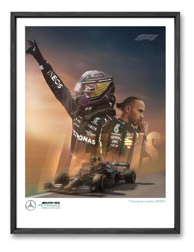 Cuadro Decorativo Formula 1 Lewis Hamilton 