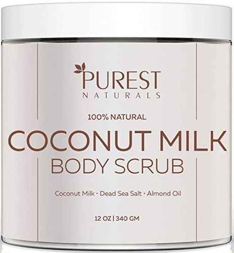 Naturals Más Pura Leche De Coco Exfoliante Corporal Polaco -