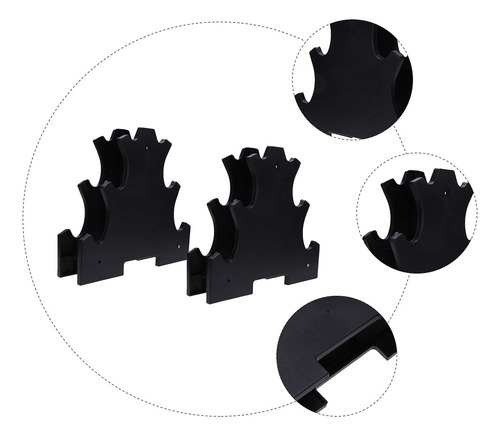Práctico Soporte Para Mancuernas, 2 Unidades