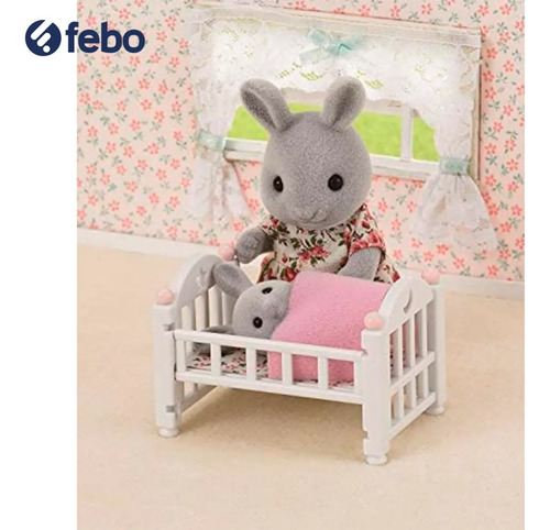 Combo Sylvanian Families Designer Studio + Bed Set + Light