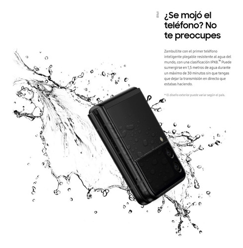 Imagen 8 de 10 de Samsung Galaxy Z Flip3 5g Negro 128gb + 8gb Negro Cuotas
