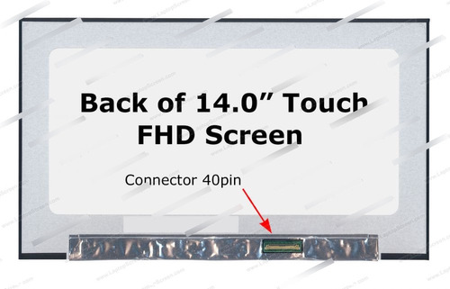 Pantalla Compatible Hp Nv140fhm-t02 Display 14.0 40p Touch