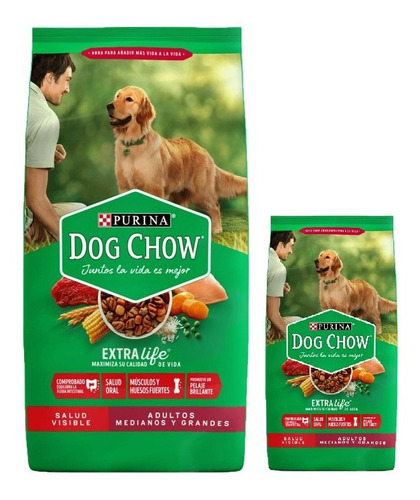 Comida Perro Dog Chow Adulto 21+3kg + Regalo + Envio