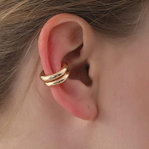 Preskiers Ear Cuffs Para Mujer, Ear Cuff, Aretes De Aro Grue