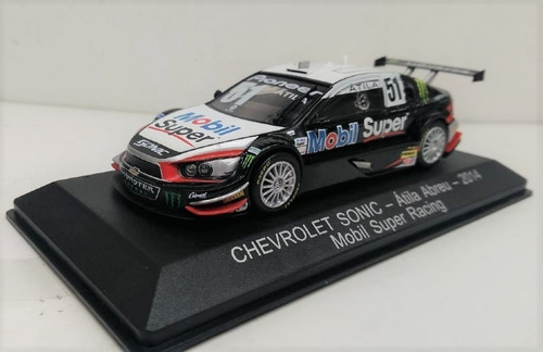 Imagem 2 de 3 de Miniatura Sonic Stockcar Atila Abreu 2014 Escala 1/43