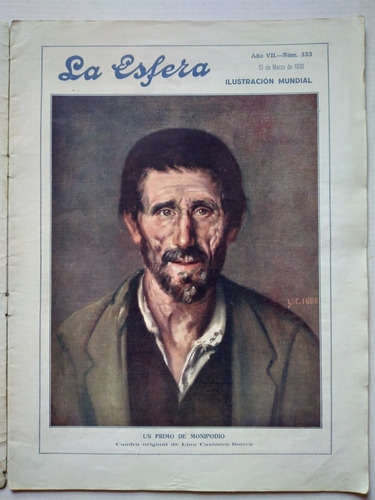 Antigua Revista La Esfera 1920 Maximiliano Y Carlota, Ilustr
