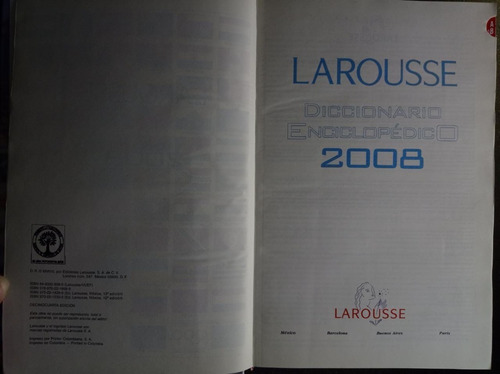 Diccionario Enciclopédico Larousse 2008 (Usado)