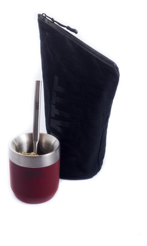 Mate Acero Inoxidable Térmico + Bombilla - Matte Ds Line-
